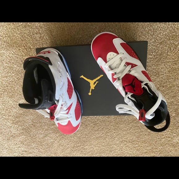 Jordan Carmine 6’s Big Boy size 7 - Picture 6 of 10